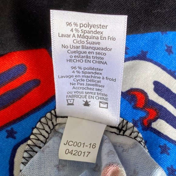 Lularoe Randy Print Shirt Top Women's Small Short Sleeve Popsicle Blue NEW - Picture 10 of 12